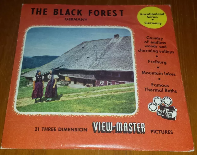 View-Master 3D Bildscheibenset Nr. 1521, B, C: The Black Forest (Germany)