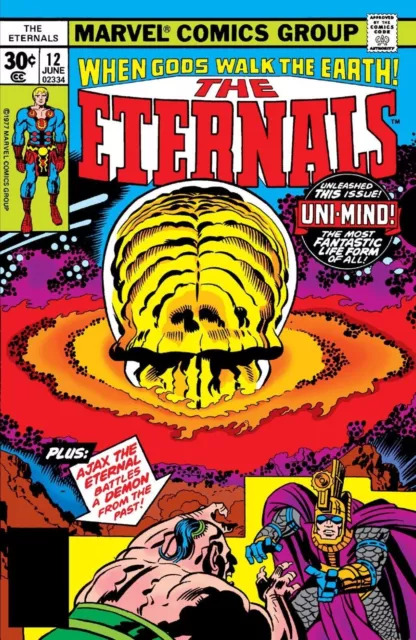 " THE ETERNALS #12 COMIC BOOK COVER " POSTER - No.12