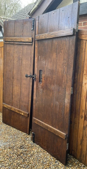 Oak Double Doors French Doors Antique Pair Of Doors Church Doors Gothic 6