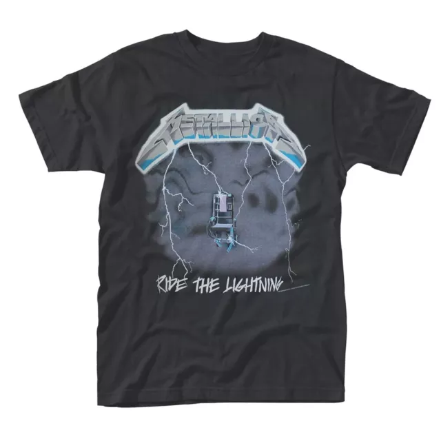 Mens Metallica - Ride The Lightning (Front and Back Print) NEW T-Shirt