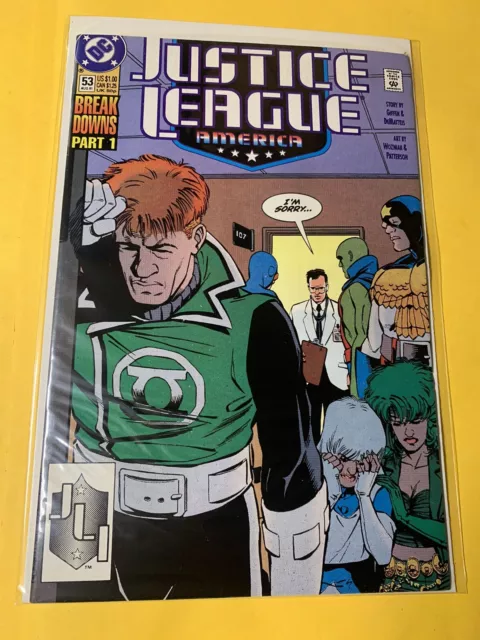 Justice League America Issue 53 Aug 91 - Vf/nm Pre-owned