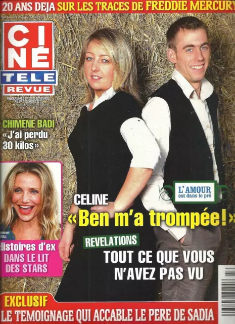 CINE REVUE n 47 FREDDIE MERCURY CHIMENE BADI STROMAE TSAMERE DEVYVER SILVER WOOD