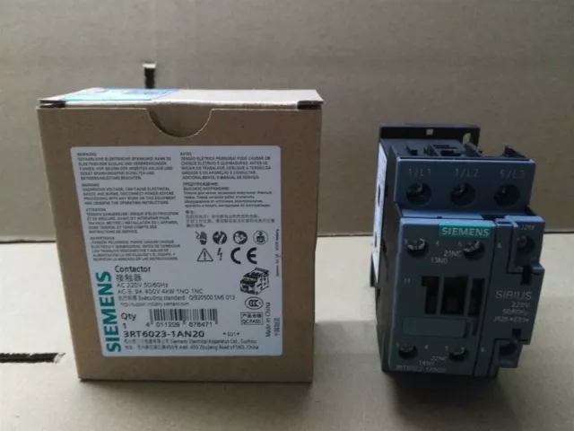 1pcs new Siemens contactor 3RT6023-1AN20