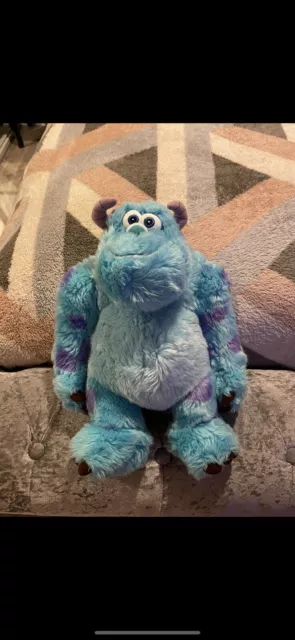 Disney Store Sulley Sully Plush Monsters Inc Soft Toy Teddy Plushie 15" Medium