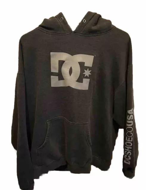 DC Skate Star Logo Grey Skateboarding Hoodie  Mens Size L.   DM BEFORE BUYING