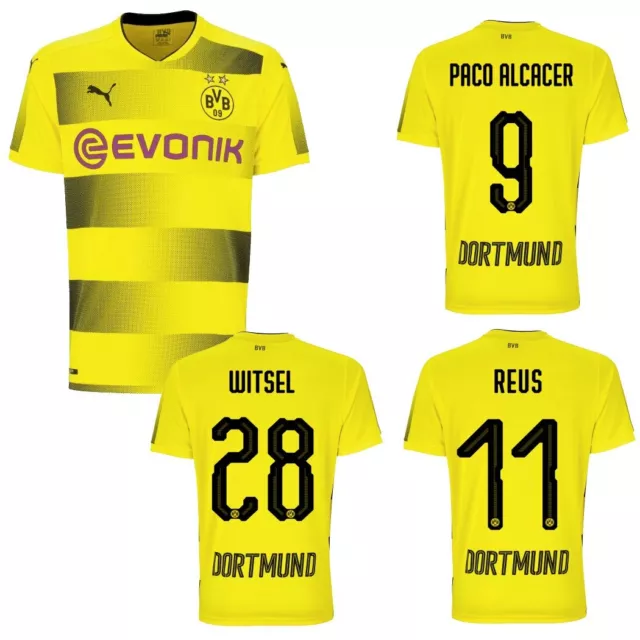 Puma BVB Borussia Dortmund Home Heimtrikot 2017/2018 gelb Reus Alcacer Witsel