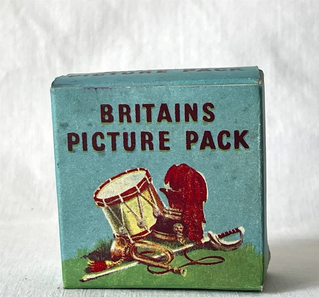 VINTAGE BRITAINS PICTURE Pack Toy Soldier 1370B EMPTY BOX Foreign