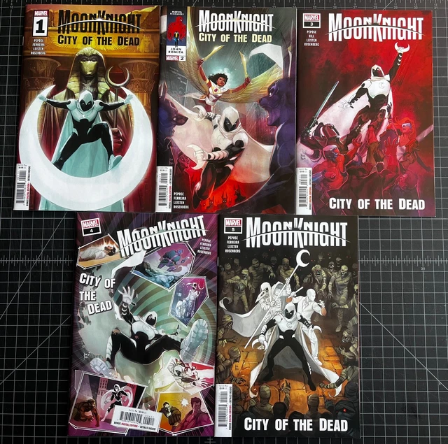 Moon Knight: City of the Dead #1-5 Marvel Comics 2023 Full complete run MCU