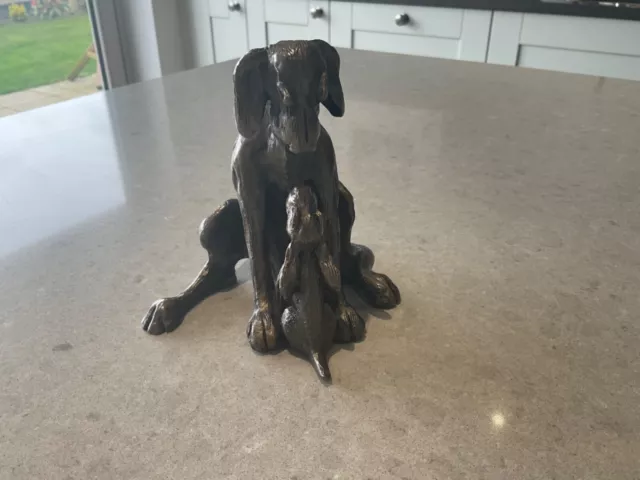 Frith Sculpture Amber and Pup, by Paul Jenkins