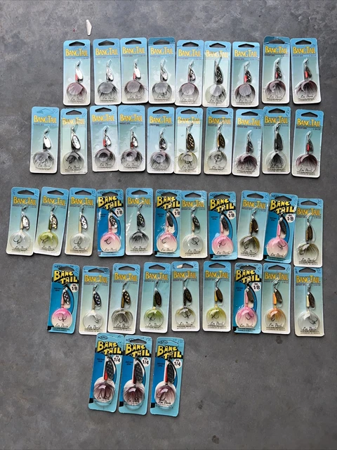 Trout Fishing Bang Tail Rooster Tail Type Spinners