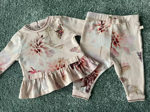 Set top e leggings bambina Ted Baker - 0-3 mesi/62 cm