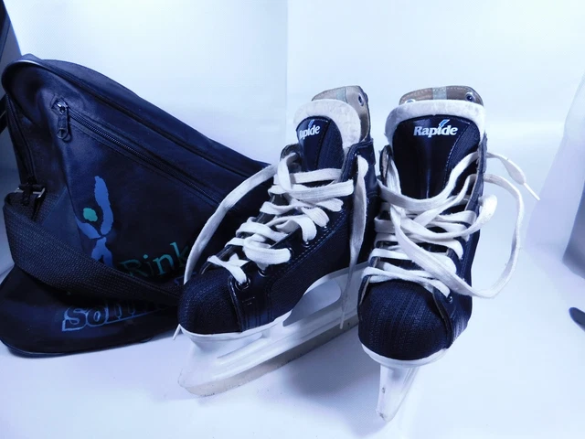 CCM 101 Rapide Ice Skates c/w SLM SL-1000 220mm Blades ~ Size UK 1