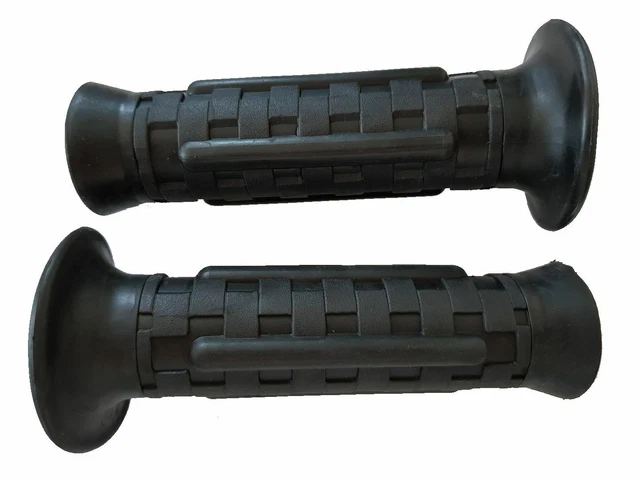 Manopole Manubrio Moto Arancioni | Impugnature Gomma Per Scooter 22/24-25mm Opticparts DF