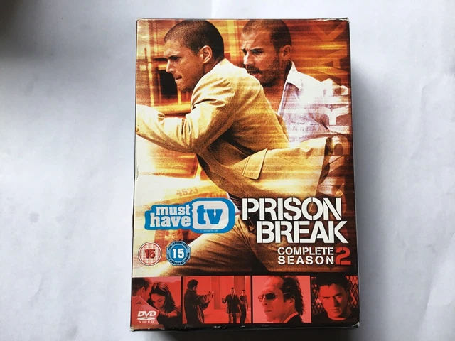 PRISON BREAK: COMPLETE Season Two ( Dvd Box Set) £0.99 - PicClick UK