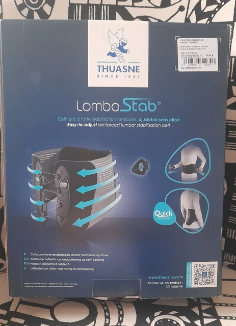 CEINTURE DE SOUTIEN Lombaire Thuasne Lombastab T3 EUR 40,00