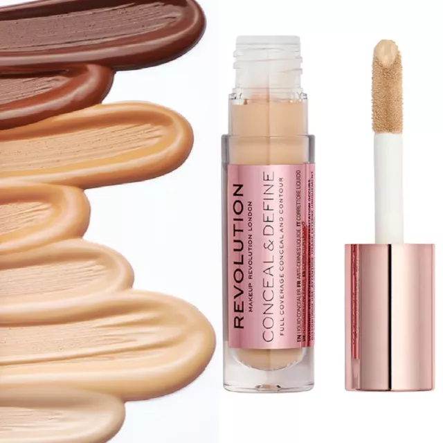 Makeup Revolution Conceal & Define Concealer - choose your shade