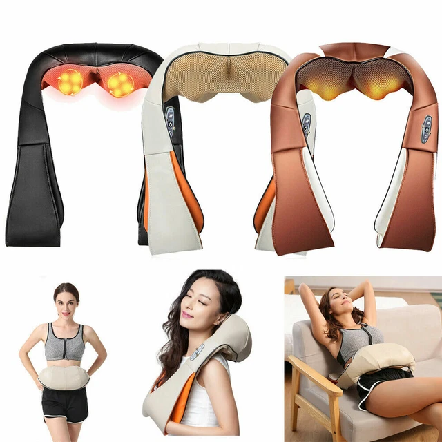 Appareil de Massage Chauffant Shiatsu Masseur Neck Épaule Cou Voutire/Maison FR