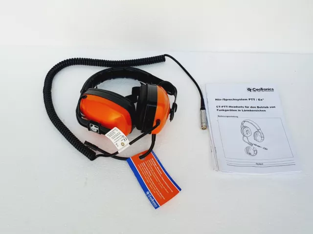 CeoTronics PTT / EX-1 Headset ATEX Ex for Auteldac 4 # NEW