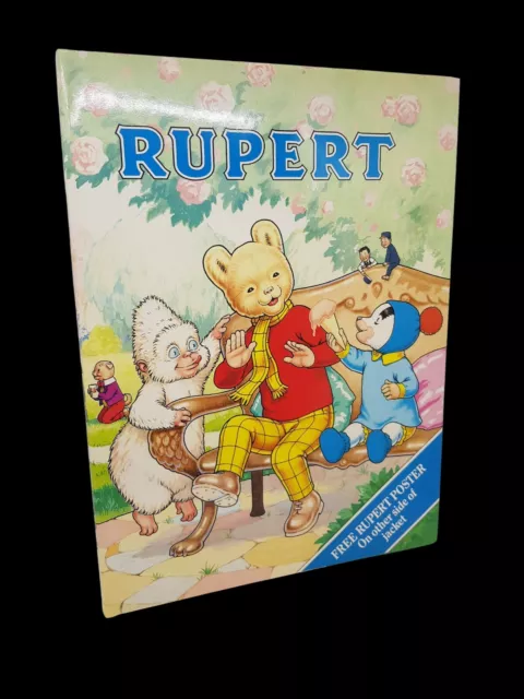 THE RUPERT ANNUAL No. 55 70th Anniversary with dustjacket 1990  price unclipped