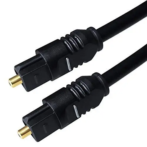 HUANGTAOLI Câble Audio Optique numérique Toslink mâle à mâle 2m Câble Fibre O...
