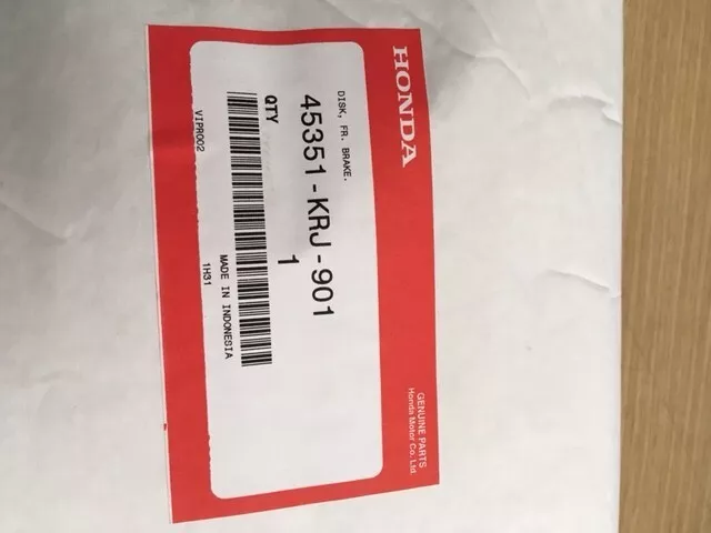 Honda FES125 S-Wing front brake disc..Genuine Honda 45351-KRJ-901