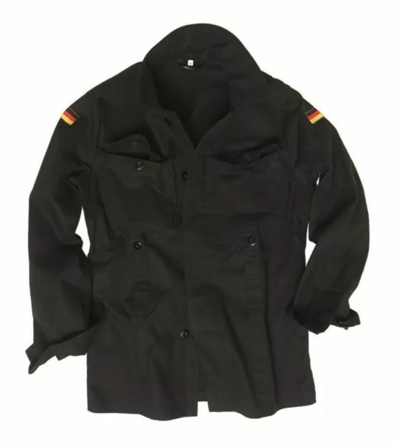 Bundeswehr MOLESKIN Jacke schwarz Arbeitshemd BW Feldjacke Feldhemd Gr 48/50