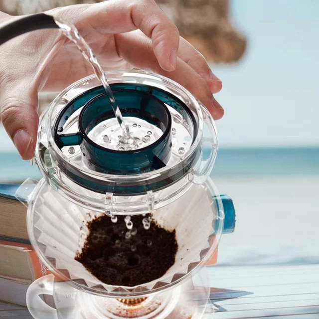 Verser sur le goutteur de café Accessoires de brassage lent réutilisable 19