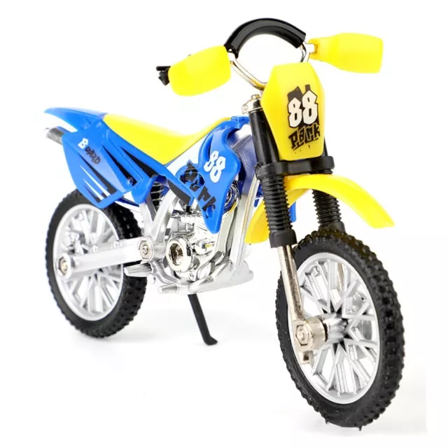 Finger Toys Mini Modelo de Motocross Diecast Portátil y Fácil de Usar