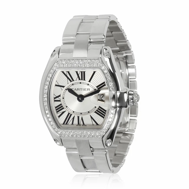 Cartier Roadster WE5002X2 Women's Watch in 18kt White Gold Cartier Roadster WE5002X2 Women's Watch in 18kt White Gold