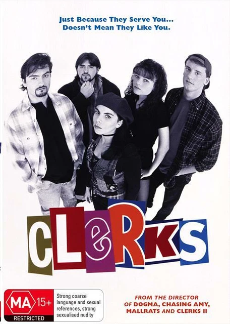 Clerks (DVD, 1994)  Comedy/Indie film. Movie, Free Postage. Kevin Smith.
