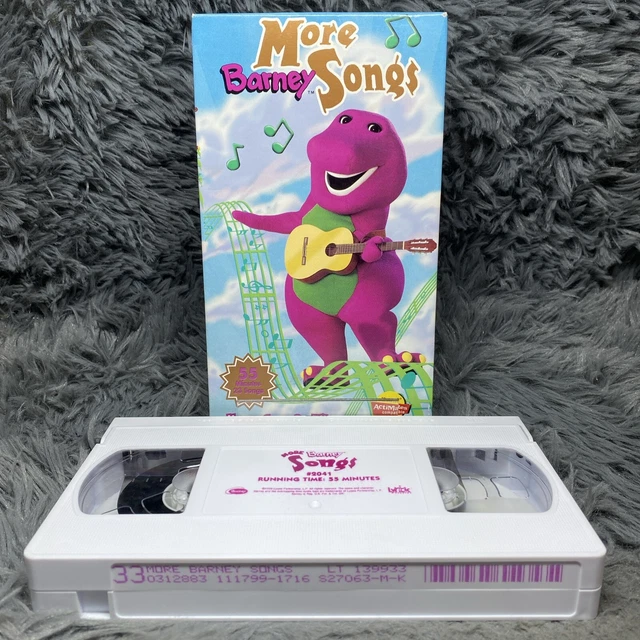 barney-more-barney-songs-vhs-1999-white-tape-never-seen-on-tv-cartoon