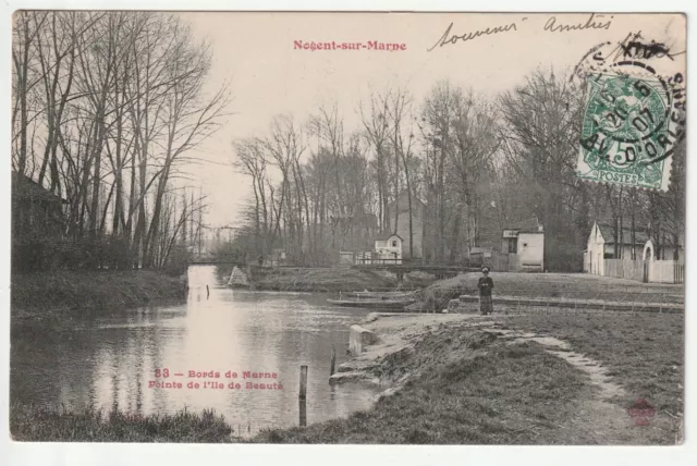 NOGENT SUR MARNE - Val de Marne - CPA 94 - Ile de Beauté Bords de Marne