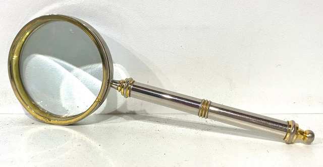 Ancienne loupe de Collection en Métal/laiton