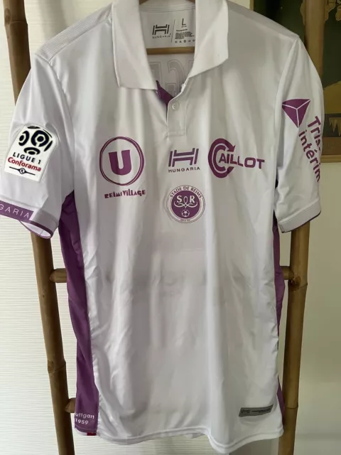 Maillot Foot porté Stade De Reims Match Worn Shirt