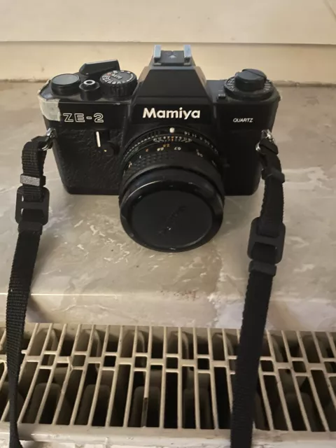 Mamiya ZE-2 Kamera analoge Spiegelreflexkamera body + Mamiya Sekor E 50mm