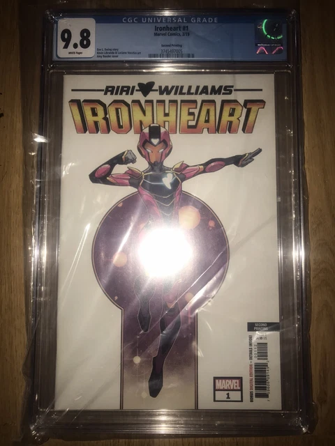 Ironheart #1 2nd Print Low Print Run  Vecchio Variant CGC 1st App The Ten Rings