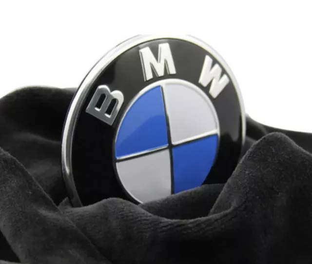BMW Hood Bonnet Emblem Badge 82mm 1,3,5,7,6,2,X1,X3,X5,X6 Logo