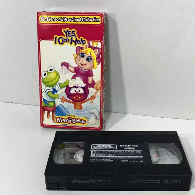 Jim Hensons Preschool Collection - Yes, I Can Help VHS 1995 Muppet Babies