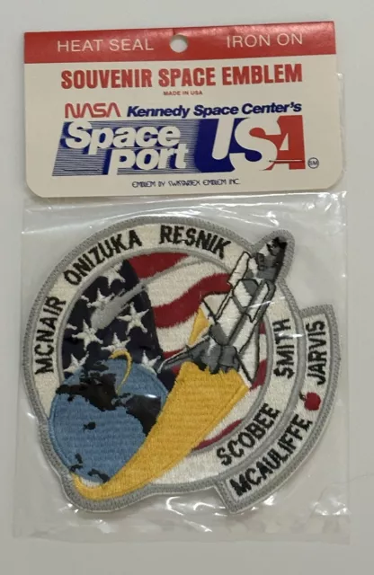 NASA Space Shuttle 25th Mission Challenger Flight STS-51-L 1986 McNair Patch NOS