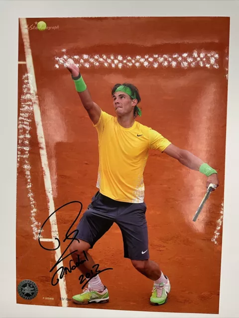 Rafael Nadal signed Limited Edition Photo With Certificate Of Authenticity