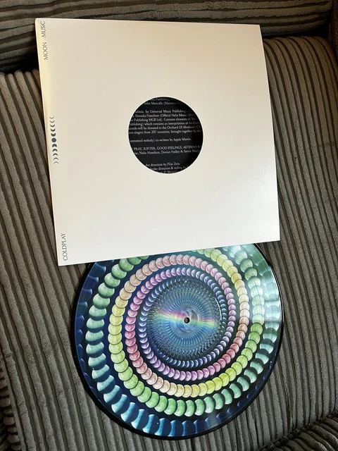 COLDPLAY MOON MUSIC Zoetrope Picture Disc Lp 5.000 Only Sold Out