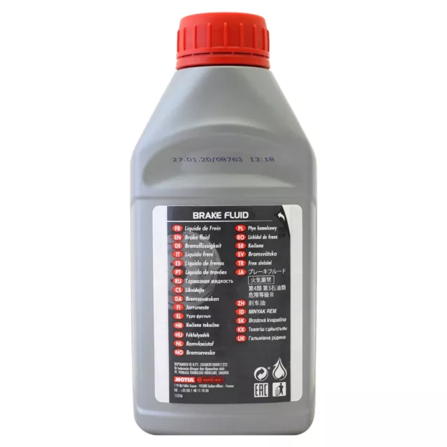 Motul DOT 5.1 Long Life Fully Synthetic Brake & Clutch Fluid - 500ml 0.5L 2