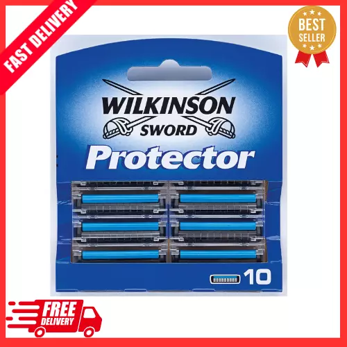 Wilkinson Sword Protector 133 Razor Blade Refill Cartridges, Pack of 10