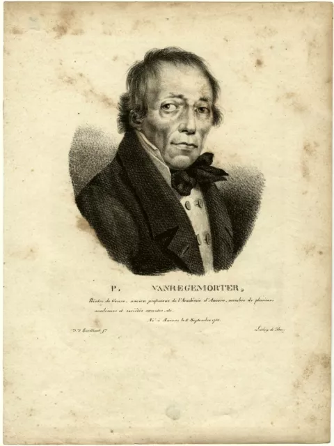 Lithographie, Burggraaff, Eeckhout, Regemorter, ca 1830