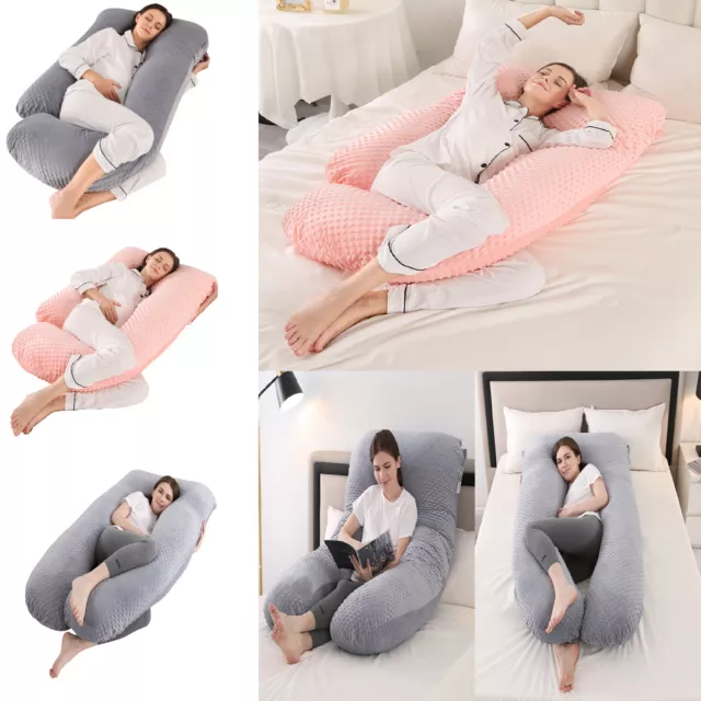 Big Pregnancy Pillow L/U-Shape Full Body Pillow Slepping Support for Maternity