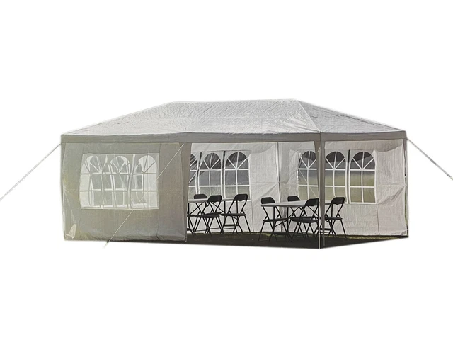 Pavillion 3x6m Gartenpavillion Seitenwände Festzelt Partyzelt Gartenzelt Zelt P4