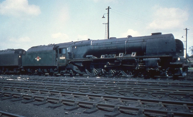 35MM RAILWAY SLIDE: COLOUR-RAIL: SC 449: CLASS 8P: 46224 PRINCESS ...