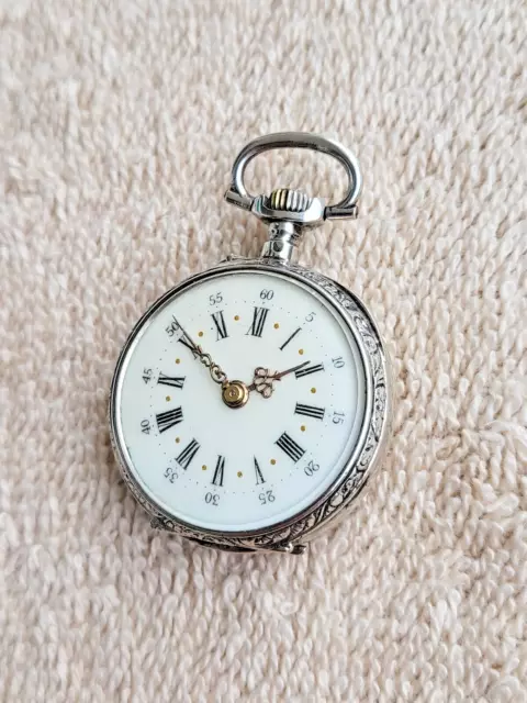 Antik Jugendstil Damen Taschenuhr Alte Uhr Top