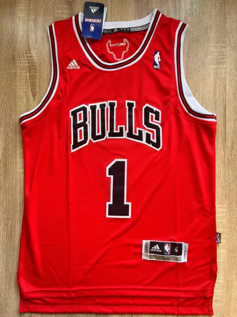 Chicago Bulls Derrick Rose #1 NBA Basketball Jersey T-shirt - Red