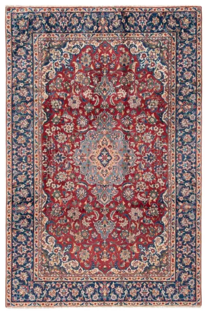 Najafabad Handgeknüpfter Perserteppich 314x206 cm-Orient,Carpet,rug,Rot
